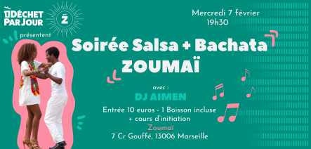 Soirée Salsa et Bachata - 1 Déchet par Jour